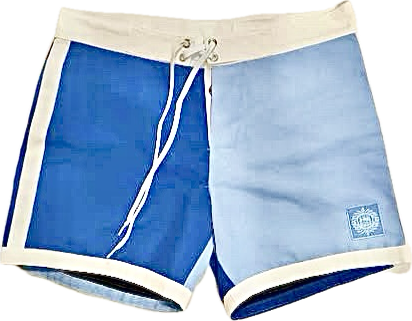The Sungodz Summer 25 Surf Trunk - Blue on Blue - Made in Italy!