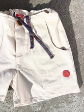 Load image into Gallery viewer, Sungodz Summer 2025 White Walkshort in 100% Organic Italian Cotton.
