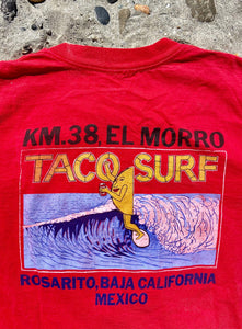 Vintage 1980's Taco Surf K38 Baja Tshirt , Size Medium
