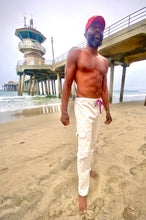 Load image into Gallery viewer, Organic Cotton Jam Pant in Shell White.
