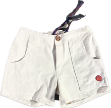 Load image into Gallery viewer, Sungodz Summer 2025 White Walkshort in 100% Organic Italian Cotton.
