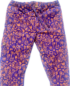 The all New 2024-2025 custom printed, Sungodz "World" Jam Pant in Amalfi Blue