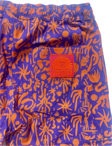 The all New 2024-2025 custom printed, Sungodz "World" Jam Pant in Amalfi Blue