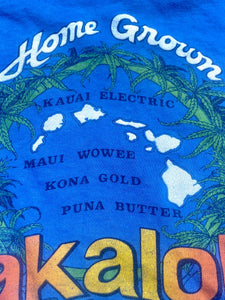 Killer Vintage Pakalolo Hawaii Home Grown Weed Tee.  Size Large.
