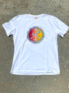 TSPTR Rose and Bones Peace Sign Tee, like new, never worn, size XXL