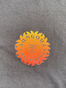 SUNGODZ SURFER DUDE Design Tee with COLOR FADE SIESTA SUN on chest