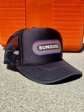 Load image into Gallery viewer, Sungodz KGODZ design Black Trucker Hat
