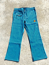 Load image into Gallery viewer, Blue on Blue Unisex Striped Big City Semi Stretch Denim Pant
