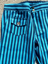 Load image into Gallery viewer, Blue on Blue Unisex Striped Big City Semi Stretch Denim Pant
