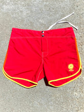 Load image into Gallery viewer, The Sungodz Red Racer Boardshort,  Made in the USA, in Californ&#39;iA
