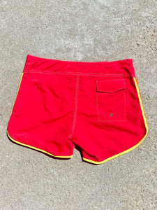 The Sungodz Red Racer Boardshort,  Made in the USA, in Californ'iA