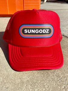 Sungodz KGODZ design Red Trucker Hat