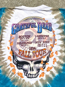 Vintage Tie Dye Grateful Dead 1994 Fall Tour Tshirt. Size Large.
