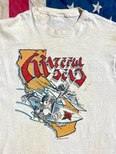 Load image into Gallery viewer, Super rare Vintage original 1987 Surfing Skeletons Grateful Dead tshirt , size Large
