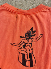 Load image into Gallery viewer, Vintage Bad Wizard band tshirt with surfing indian on back. Size Large.
