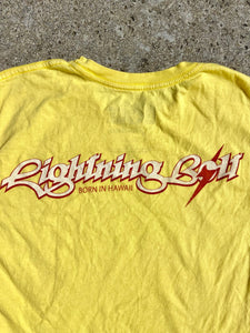 Vintage Yellow Lightning Bolt tshirt.  Size Medium