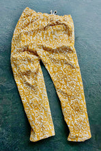 Load image into Gallery viewer, Sungodz&#39;23 Cruiser Jam Pant in Gold Yellow Paisley Printed Vintage Cordory Fabric.
