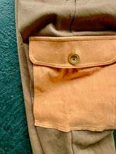 Load image into Gallery viewer, Sungodz 23 Crusier Beach Jam Pant in Driftwood Brown with Tangerine Pockets

